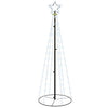 Vidaxl kegelkerstboom 108 led's 70x180 cm koudwit