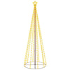 Vidaxl kegelkerstboom 310 led's 100x300 cm warmwit
