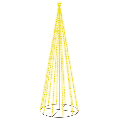Vidaxl kegelkerstboom 732 led's warmwit 160x500 cm