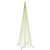 Vidaxl kegelkerstboom 1134 led's meerkleurig 230x800 cm