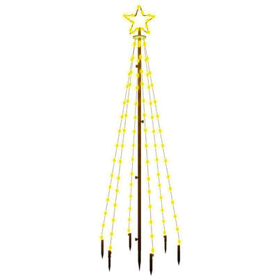 Vidaxl kerstboom met grondpin 108 led's warmwit 180 cm