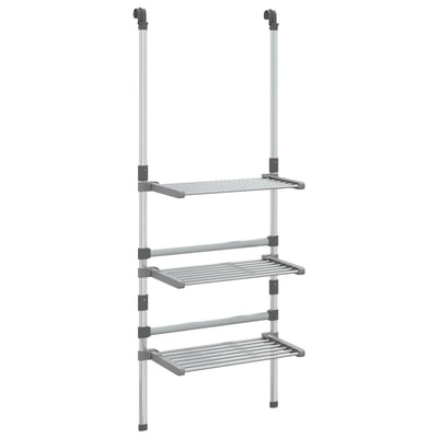 Vidaxl droogrek 3-laags hangend aluminium