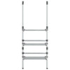 Vidaxl droogrek 3-laags hangend aluminium