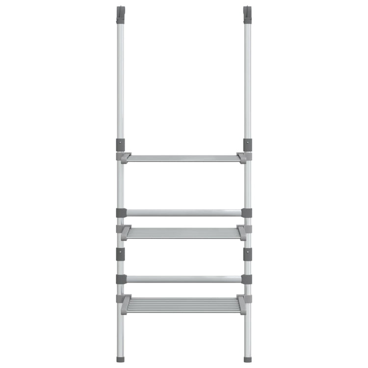 Vidaxl droogrek 3-laags hangend aluminium
