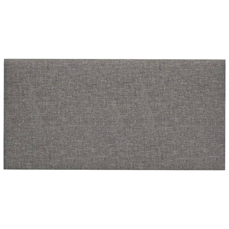 Vidaxl wandpanelen 12 st 0,54 m² 30x15 cm stof lichtgrijs