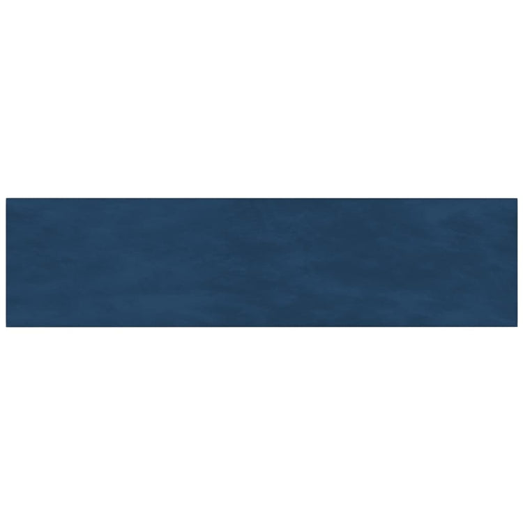 Vidaxl wandpanelen 12 st 1,08 m² 60x15 cm fluweel blauw