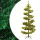 Vidaxl kunstkerstboom met verlichting en standaard 180 cm pvc groen