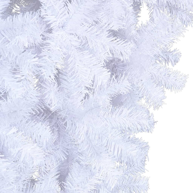 Vidaxl kunstkerstboom met standaard omgekeerd 240 cm wit