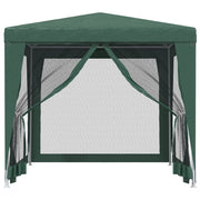 Vidaxl partytent met 4 mesh zijwanden 2,5x2,5 m hdpe groen - afbeelding 3