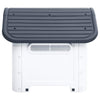 Vidaxl hondenhok grijs 59x75x66 cm polypropyleen
