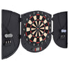 Vidaxl dartbord elektrisch met darts polypropeen zwart
