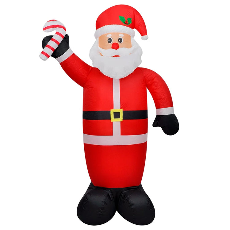 VidaXL Kerstman opblaasbaar met LED's 120 cm