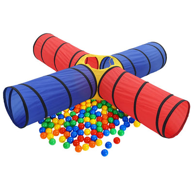 Vidaxl kinderspeeltunnel met 250 ballen meerkleurig