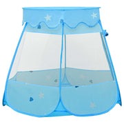 Vidaxl kinderspeeltent met 250 ballen 102x102x82 cm blauw - afbeelding 3