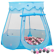 Vidaxl kinderspeeltent met 250 ballen 102x102x82 cm blauw - afbeelding 1