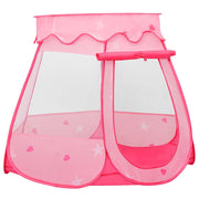 Vidaxl kinderspeeltent met 250 ballen 102x102x82 cm roze - afbeelding 2