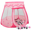 Vidaxl kinderspeeltent met 250 ballen 102x102x82 cm roze