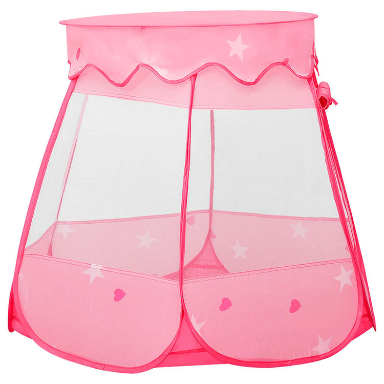 Vidaxl kinderspeeltent met 250 ballen 102x102x82 cm roze