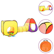 Vidaxl kinderspeeltent met 250 ballen 255x80x100 cm meerkleurig - afbeelding 1