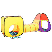 Vidaxl kinderspeeltent met 250 ballen 255x80x100 cm meerkleurig - afbeelding 2