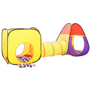 Vidaxl kinderspeeltent met 250 ballen 255x80x100 cm meerkleurig - afbeelding 2