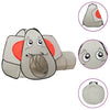 Vidaxl kinderspeeltent met 250 ballen olifant 174x86x101 cm grijs