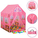 Vidaxl kinderspeeltent met 250 ballen 69x94x104 cm roze
