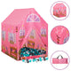 Vidaxl kinderspeeltent met 250 ballen 69x94x104 cm roze
