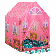 Vidaxl kinderspeeltent met 250 ballen 69x94x104 cm roze - afbeelding 2