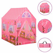 Vidaxl kinderspeeltent met 250 ballen 69x94x104 cm roze - afbeelding 3