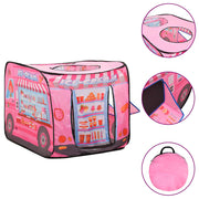 Vidaxl kinderspeeltent met 250 ballen 70x112x70 cm roze - afbeelding 3