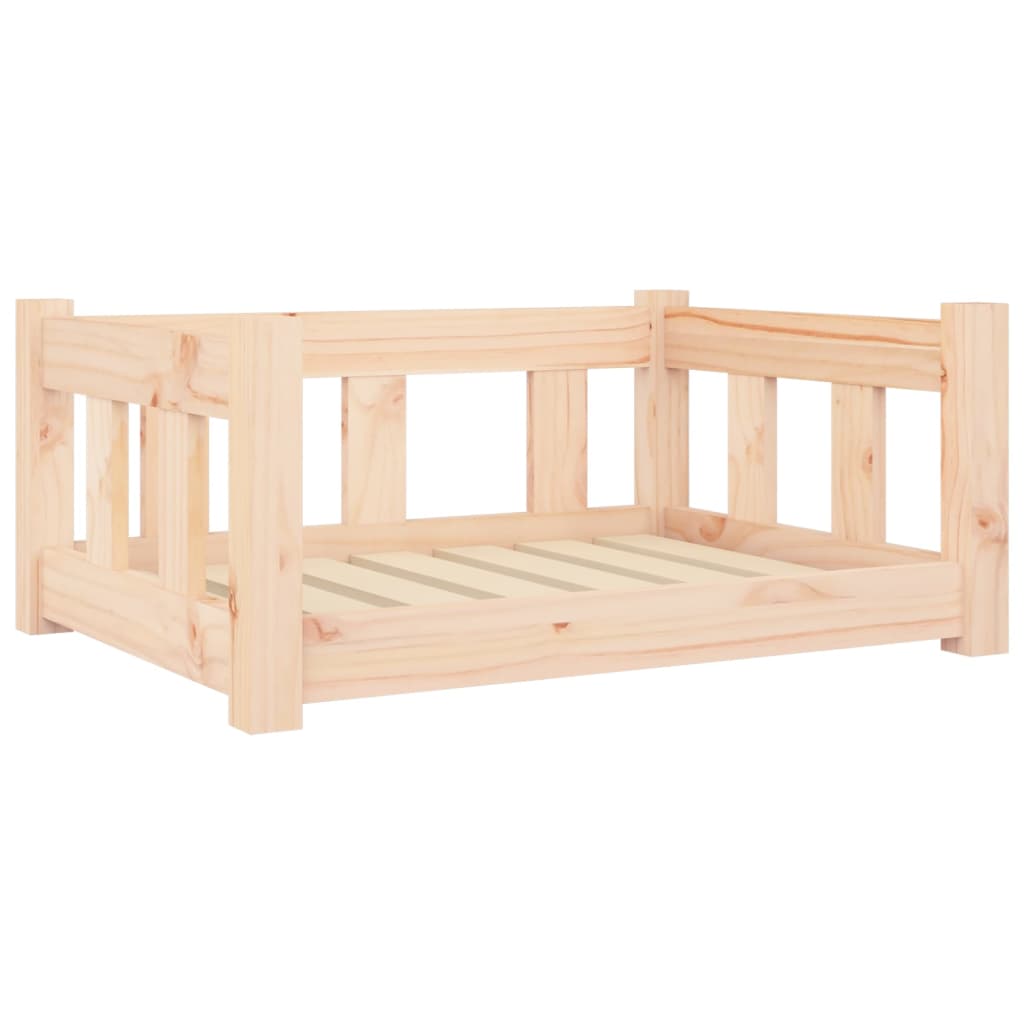 Vidaxl hondenmand 65,5x50,5x28 cm massief grenenhout