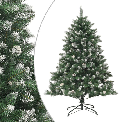 Vidaxl kunstkerstboom met standaard 120 cm pvc