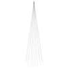 Vidaxl vlaggenmast kerstboom 1134 led's warmwit 800 cm