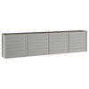 Vidaxl plantenbak verhoogd 320x40x77 cm cortenstaal roestig