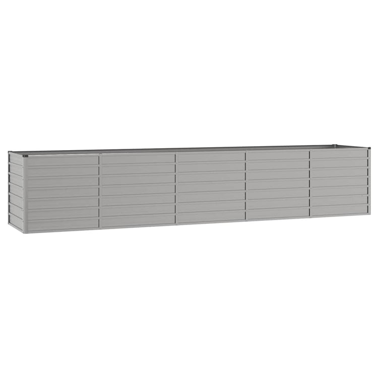 VidaXL Plantenbak verhoogd 400x80x77 cm cortenstaal roestig