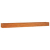 Vidaxl plantenbak verhoogd 600x80x45 cm cortenstaal roestig
