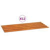 Vidaxl dakpanelen 12 st 100x44 cm cortenstaal roestig