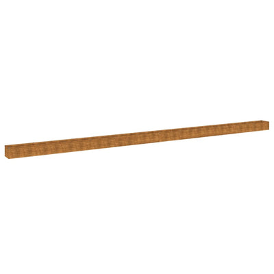 Vidaxl plantenbak verhoogd 1152x50x36 cm cortenstaal