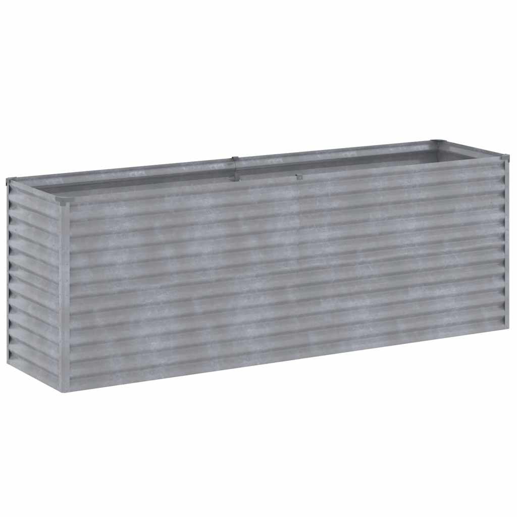 Vidaxl verhoogde tuinbak 196x50x69 cm cortenstaal