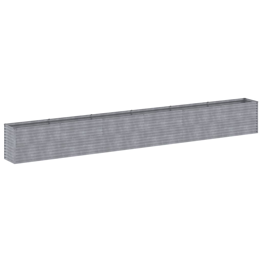 Vidaxl verhoogde tuinbak 578x50x69 cm cortenstaal