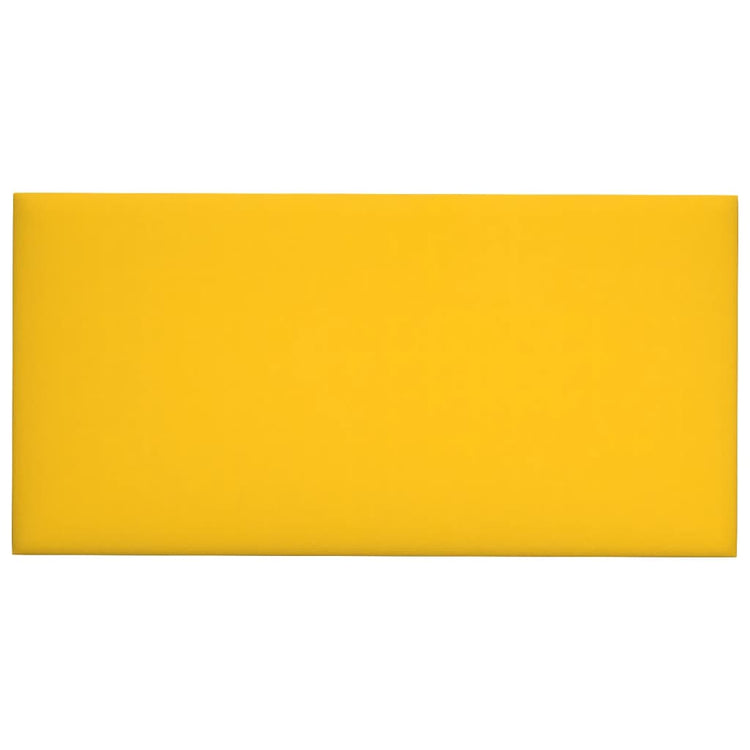 Vidaxl wandpanelen 12 st 2,16 m² 60x30 cm fluweel geel