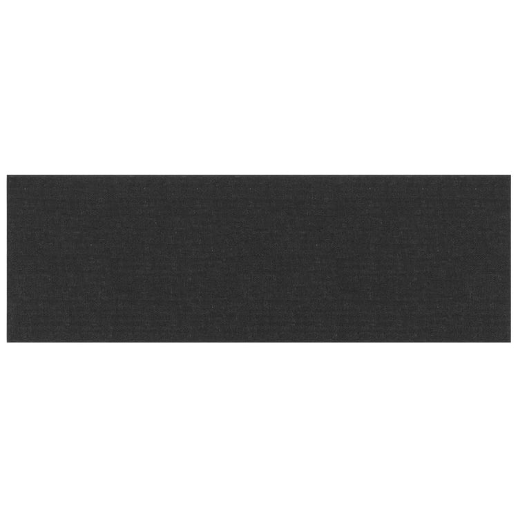 Vidaxl wandpanelen 12 st 3,24 m² 90x30 cm stof zwart