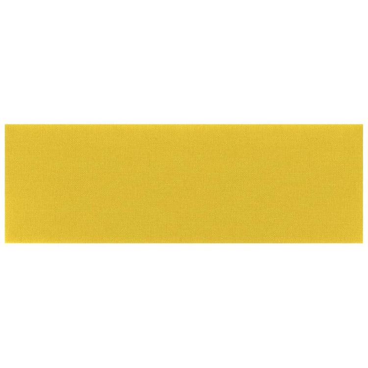 VidaXL Wandpanelen 12 st 3,24 m² 90x30 cm stof lichtgeel