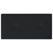 Vidaxl wandpanelen 12 st 0,54 m² 30x15 cm kunstleer zwart - afbeelding 3