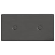 Vidaxl wandpanelen 12 st 0,54 m² 30x15 cm kunstleer grijs - afbeelding 3