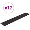 Vidaxl wandpanelen 12 st 1,62 m² 90x15 cm kunstleer zwart