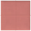 VidaXL Wandpanelen 12 st 1,08 m² 30x30 cm fluweel roze