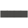 Vidaxl wandpanelen 12 st 1,08 m² 60x15 cm stof donkergrijs