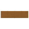 Vidaxl wandpanelen 12 st 1,08 m² 60x15 cm fluweel bruin